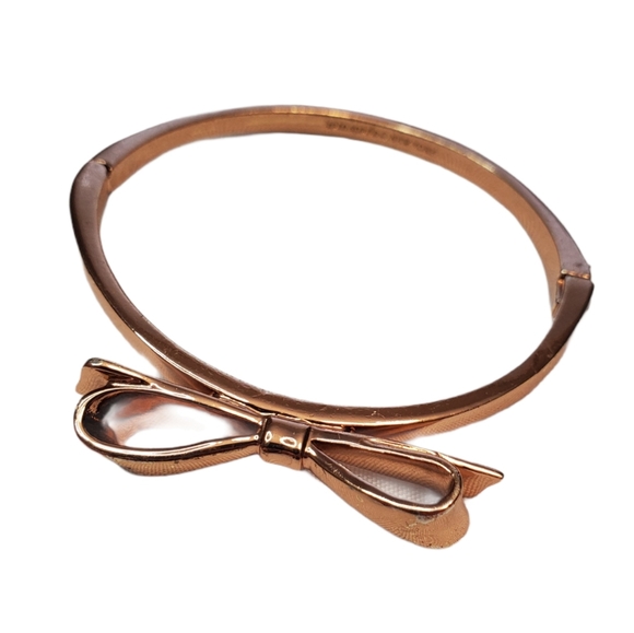 Kate Spade Rose Gold Bow Bracelet